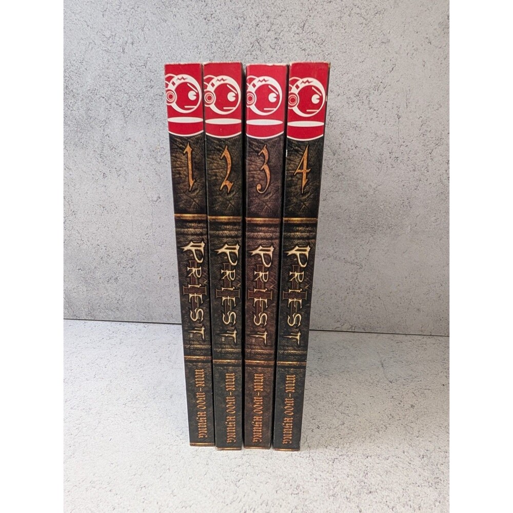 Title  Priest Manga Vol 1–4 Complete Set — Tokyopop English First Printings